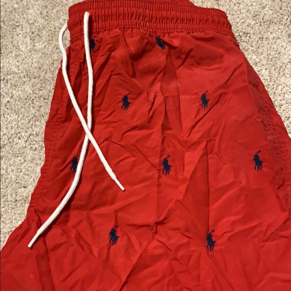 Polo swim trunks